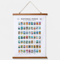 National Parks of The United States List Vintage
