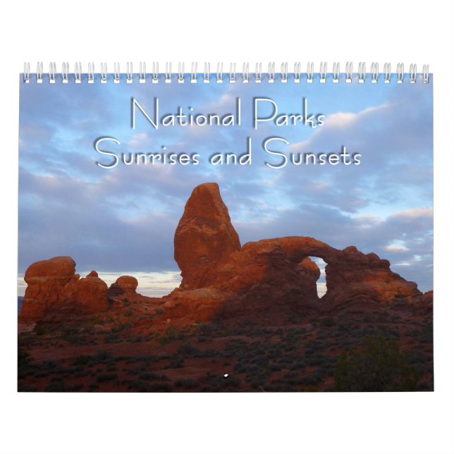 National Parks Sunrises and Sunsets Calendar (Cover)