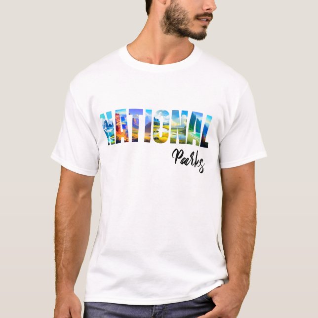 National Parks - Travel Destination T-Shirt (Front)