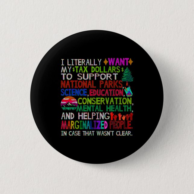 National Parks Uni Sticker  2 Inch Round Button (Front)