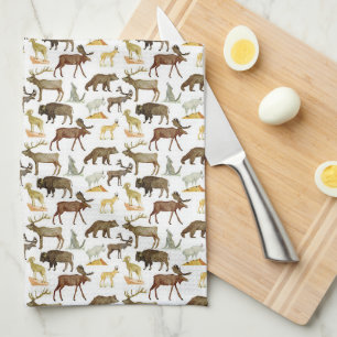 National Parks Wildlife Kitchen Towel