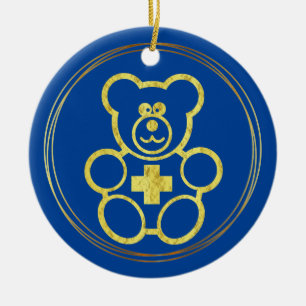 National Pediatrician Day Teddy Bear Ornament