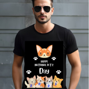 National pet's day unique celebration 20 Feb,2025 T-Shirt