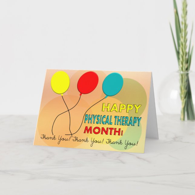 National Physical Therapy Month Card 7 (Front)