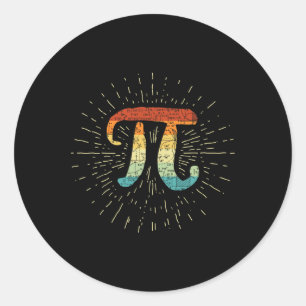 National Pi Day - 3.14 - Math Teacher - Pi Number  Classic Round Sticker