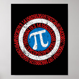 National Pi Day Shirt Math Teacher T Shirt Gift Ca Poster