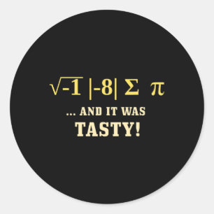 National Pi Day Shirt Math Teacher T Shirt Pi And Classic Round Sticker
