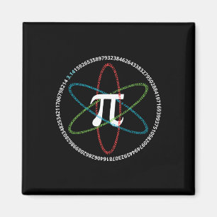 National Pi Day Shirt Math Teacher T Shirt Pi Atom Magnet