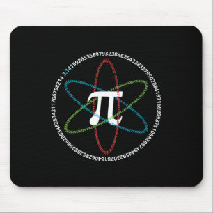 National Pi Day Shirt Math Teacher T Shirt Pi Atom Mouse Pad