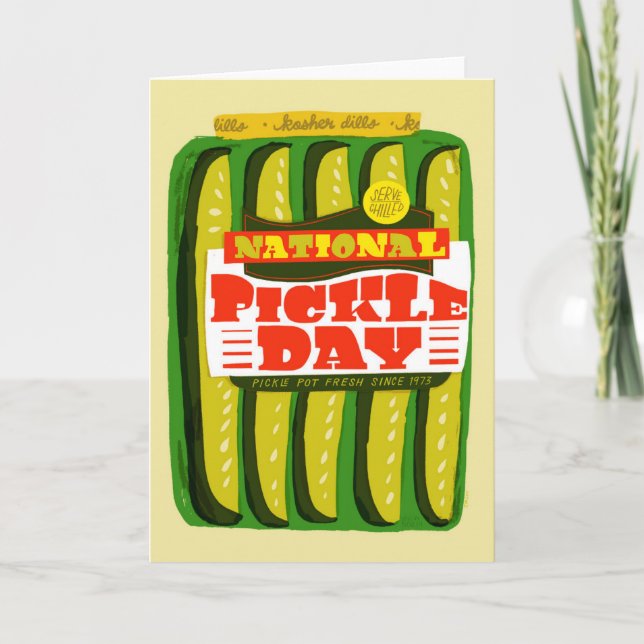 National Pickle Day November 14 Card (Front)