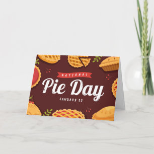 National Pie Day Card