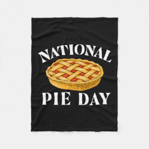 National Pie Day - Pi Day Science Math Lover Fleece Blanket