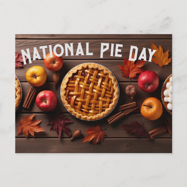 National Pie Day Postcard (Front)