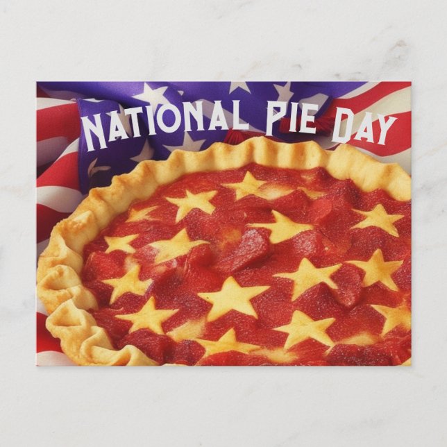 National Pie Day Postcard (Front)