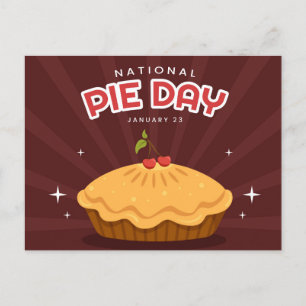 National Pie Day Postcard