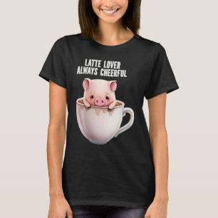 National Pig Day Latte Lover T-Shirt