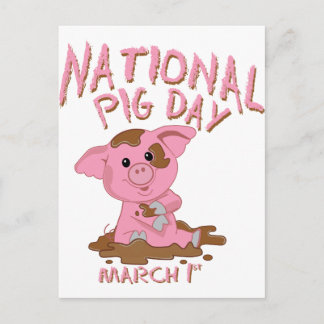 National pig day postcard