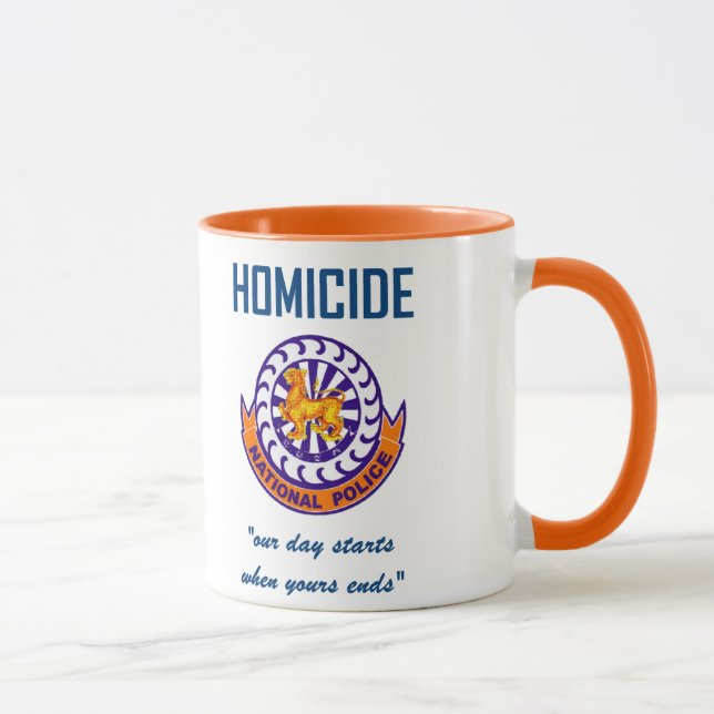 National Police Homicide Mug (Right)