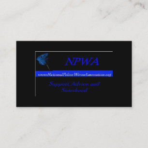 National Police Wives Association Referral Cards