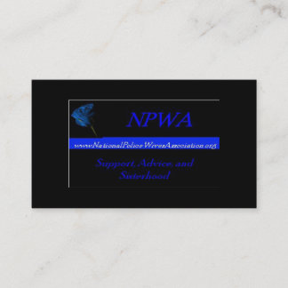 National Police Wives Association Referral Cards