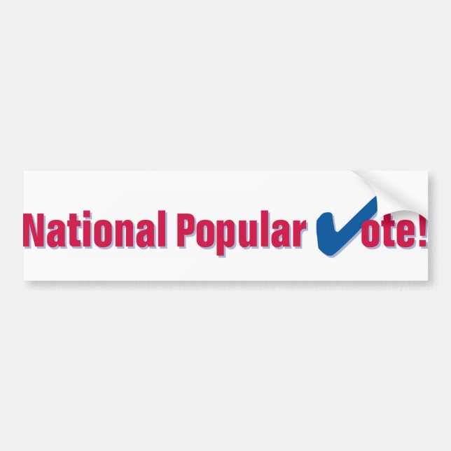 National Popular Vote Bumper Sticker (Front)