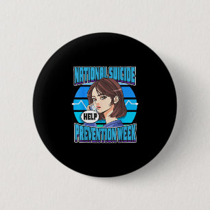 National prevention week support mental health 2 inch round button