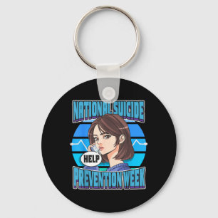 National Prevention Week Support Mental Health Keychain