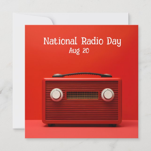 National Radio Day (Front)