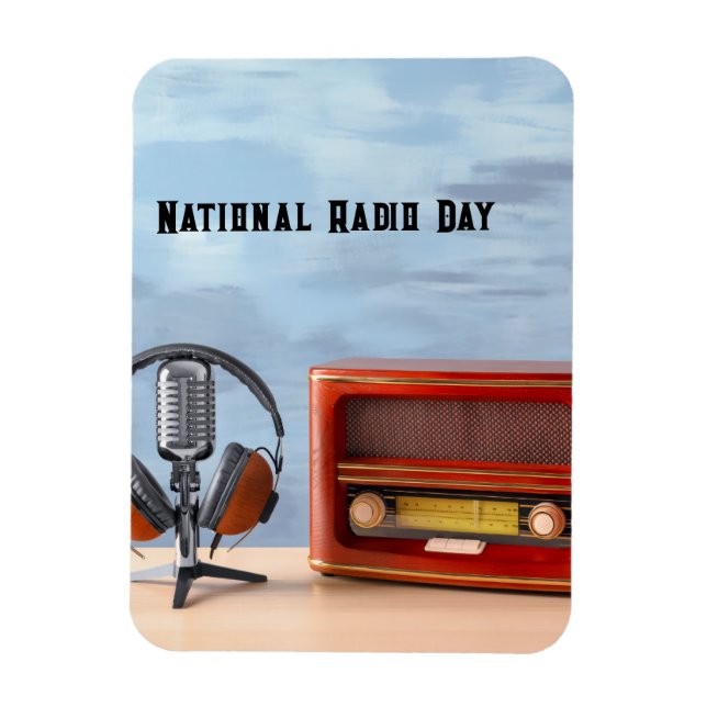 National Radio Day Magnet (Vertical)