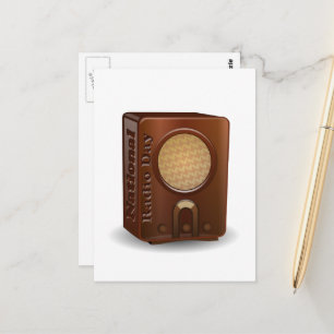 National Radio Day Postcard