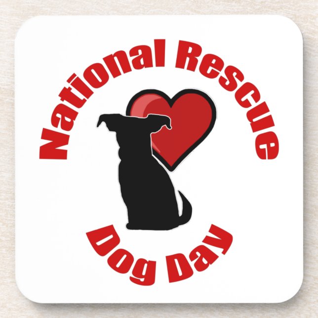 National Rescue Dog Day Coaster (Front)