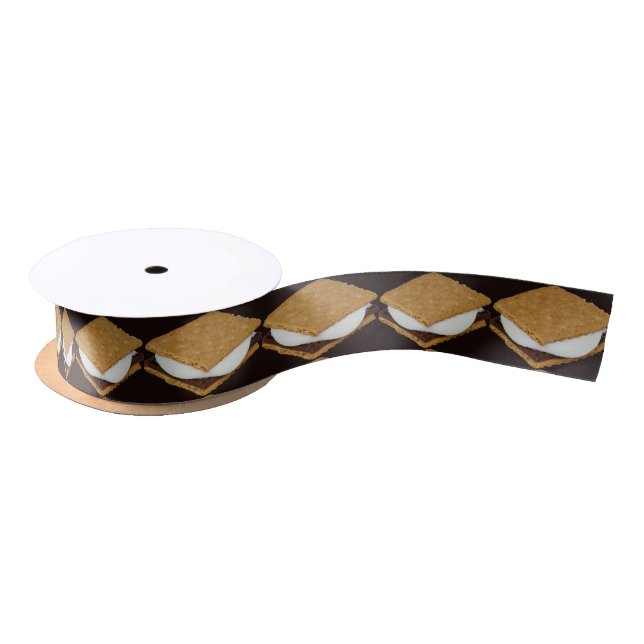 National S’Mores Day Satin Ribbon (Spool)