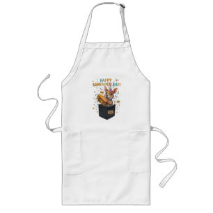 National Sandwich Day Boss- Kangaroo Foodie Animal Long Apron