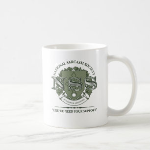 National Sarcasm Society Coffee Mug