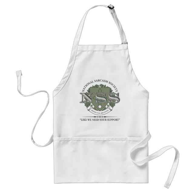 National Sarcasm Society Standard Apron (Front)