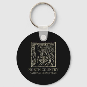 National Scenic Trail - North Country Trail Hiker Keychain