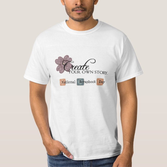 National Scrapbook Day Tshirt (Front)