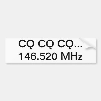 National Simplex Frequency bumper sticker