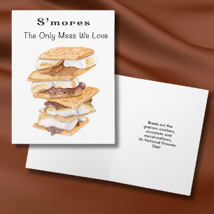 National S'mores Day August 10 Card