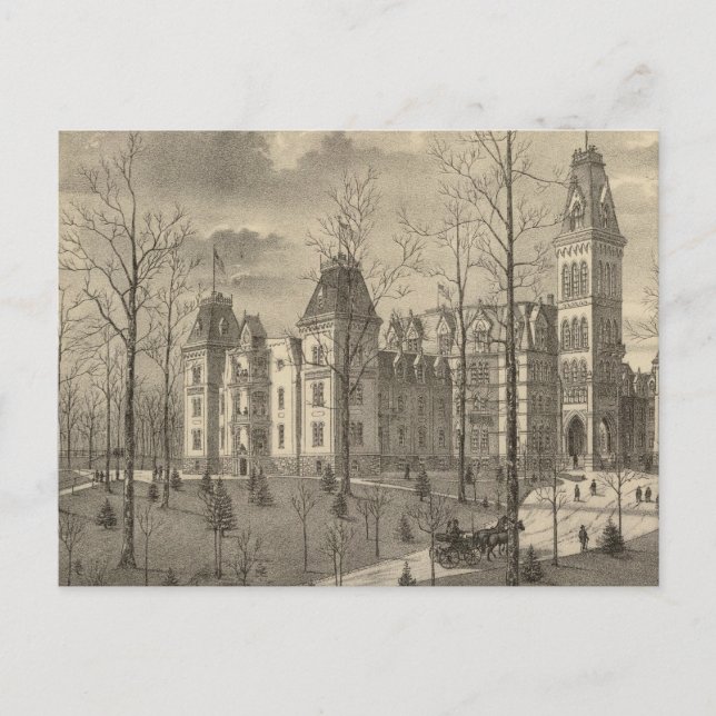 National Soldiers Home, Milwaukee County Postcard (Front)