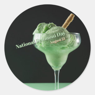 National Spumoni Day Classic Round Sticker