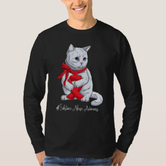 National Substance Abuse Awareness Month Red Ribbo T-Shirt