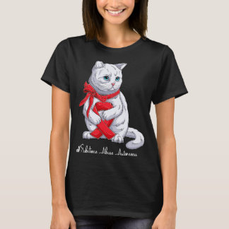 National Substance Abuse Awareness Month Red Ribbo T-Shirt