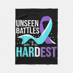National Suicide Prevention Awareness Month Warrio Fleece Blanket
