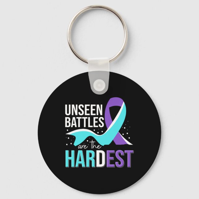 National Suicide Prevention Awareness Month Warrio Keychain (Front)