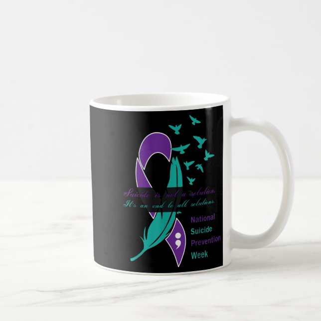 National Suicide Prevention Week Quote  Coffee Mug (Right)