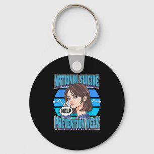 National Suicide Prevention Week Suprt Mental Heal Keychain