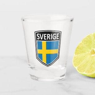 National - Sverige Shot Glass