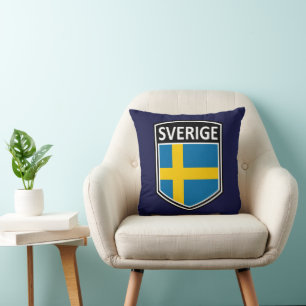 National - Sverige Throw Pillow