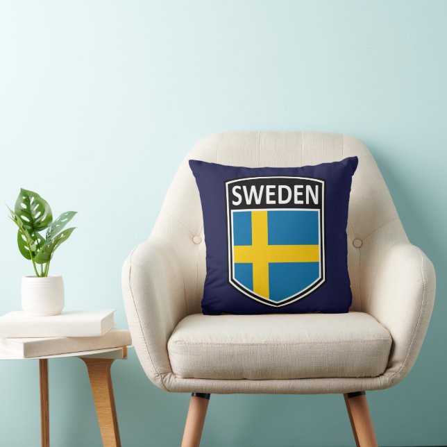 National - Sweden Throw Pillow (Chair)